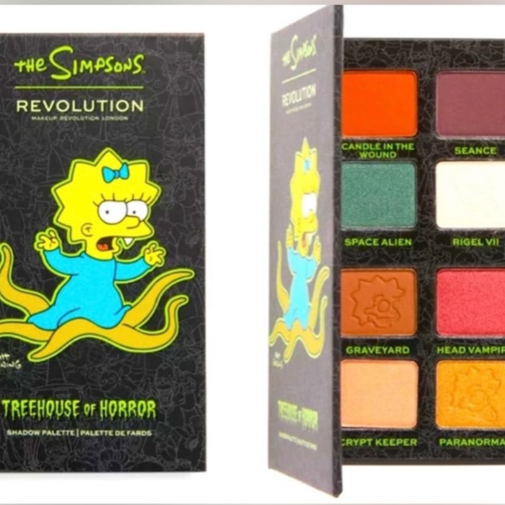 Revolution X Simpsons Treehouse of Horror Eye Shadow Palette